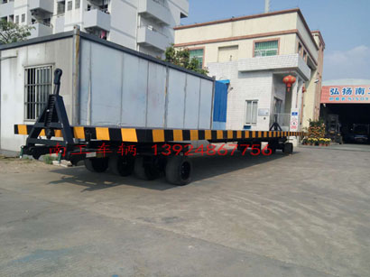 25-8S 南工18吨双牵引平板拖车短途周转运输拖车NGTT18-106