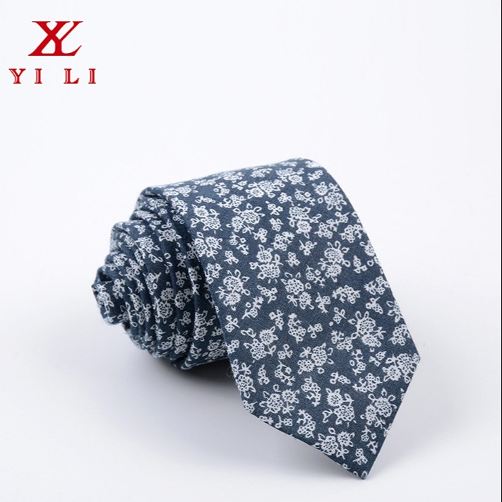 全棉休闲领带 领带领结领带夹 厂家定制领带 时尚流行休闲印花领带