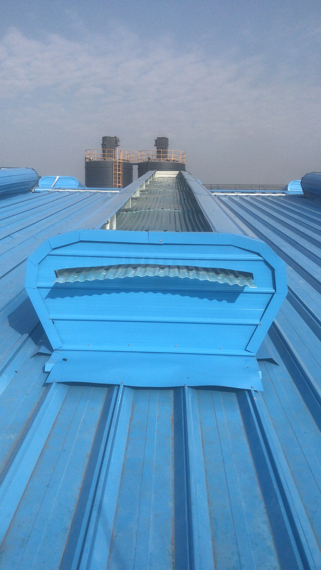 折线形通风气楼 屋顶通风装置 日新铝合金材质_800型通风气楼 国标设计生产1