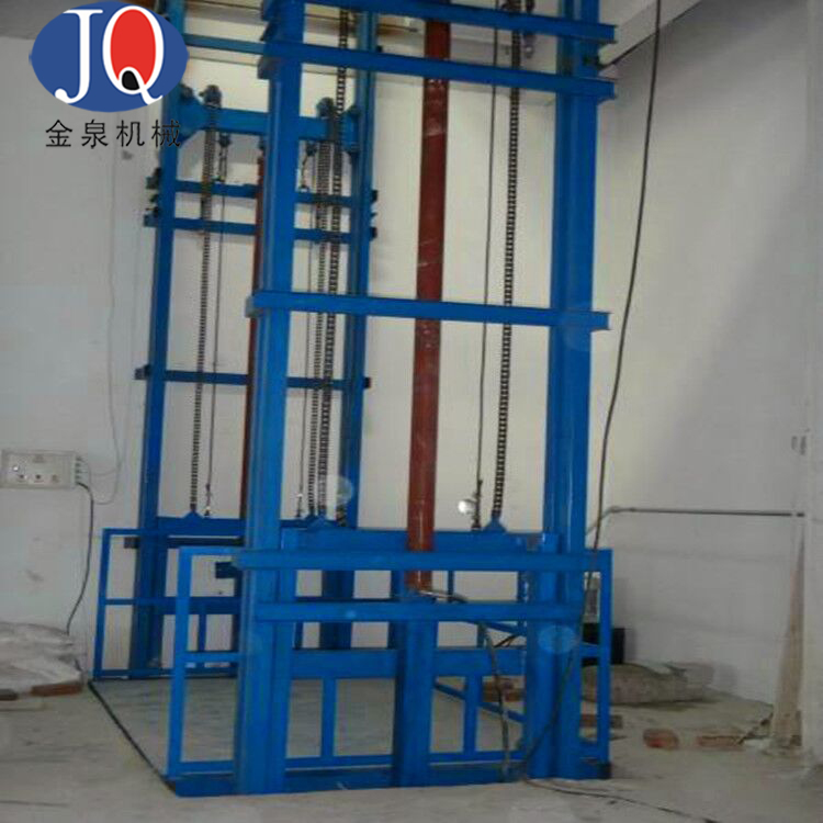 广东货梯液压导轨式升降平台工厂房简易仓库货梯固定升降货梯3