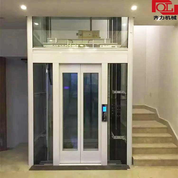 二层家用电梯 齐力厂家 残疾人爬楼机 北京老年人无障碍升降机 固定式液压平台