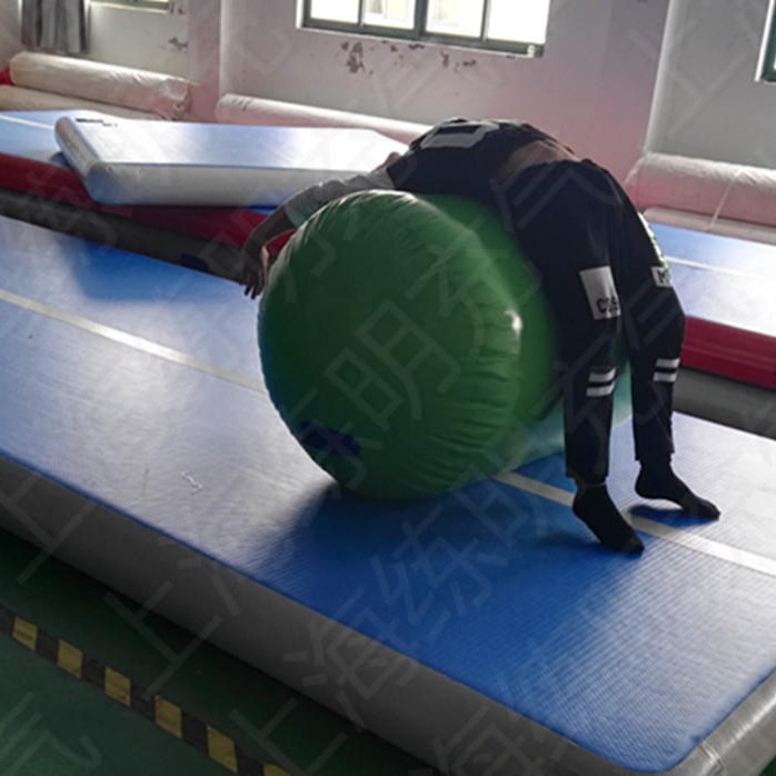 供应圆形后手翻辅助道馆初学者用品充气球瑜伽特技武术练腰球