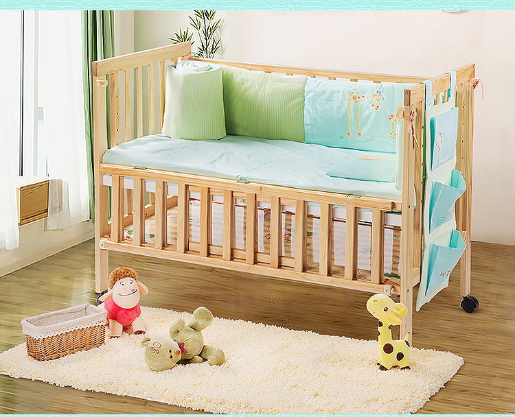 小宝乐家新品发布 全国招商 儿童床 多功能书桌式实木婴儿床