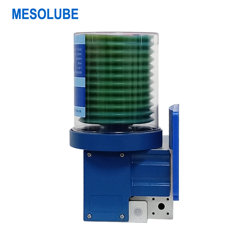 mesolube铭盛 电动油脂润滑泵P100-07C-1-0油包弹簧式0.7L小型润滑泵铝合金电动油脂润滑泵3