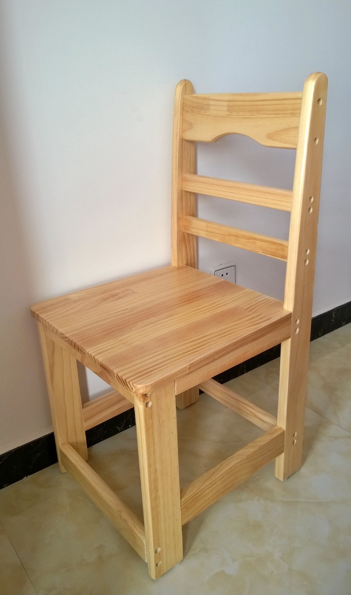 定制型 小宝乐家进口材质 供应实木椅子 可订做 实木餐椅1