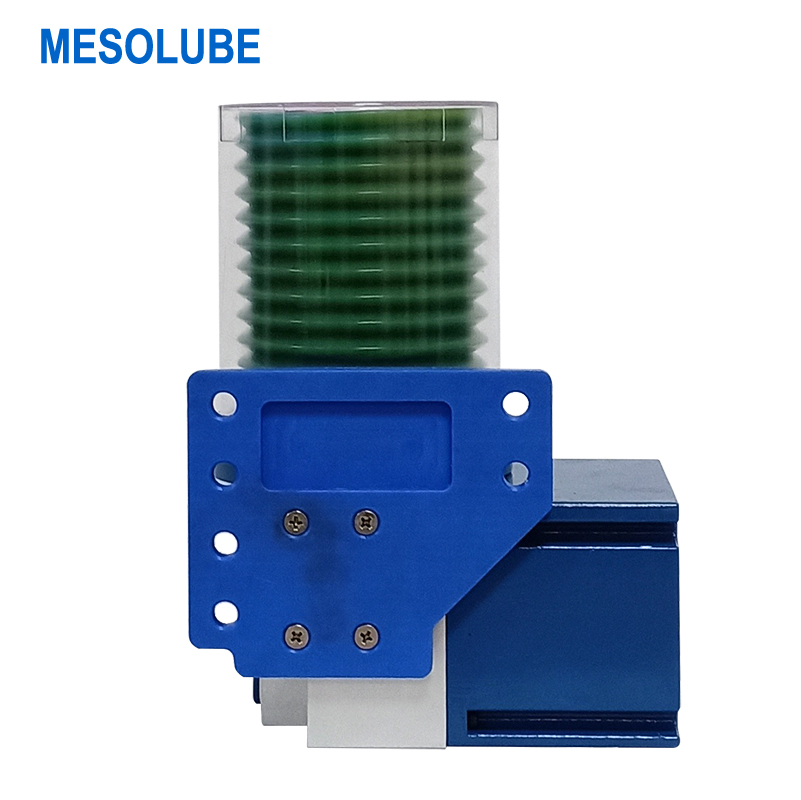 mesolube铭盛 电动油脂润滑泵P100-07C-1-0油包弹簧式0.7L小型润滑泵铝合金电动油脂润滑泵1