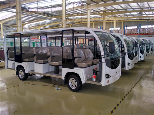 乐清生态园用电动观光车14座载客电动观光车