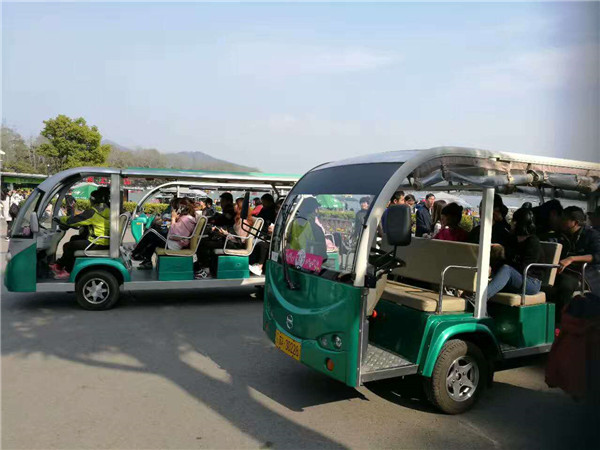 乐清生态园用电动观光车14座载客电动观光车2