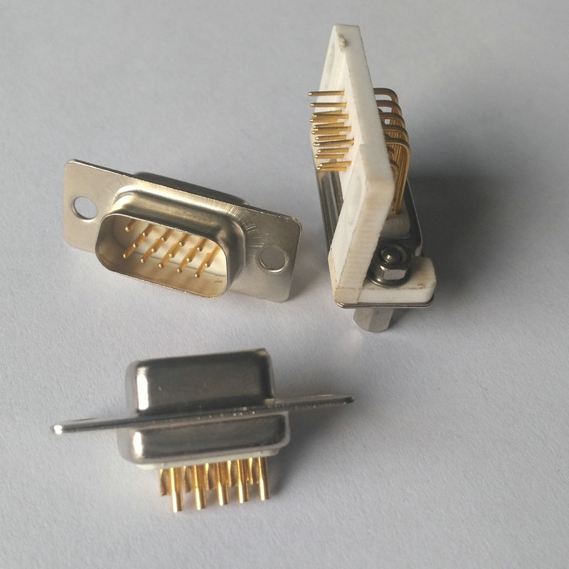 不锈钢电镀视频设备连接器 15芯D型铜合金车针VGA端口连接器1