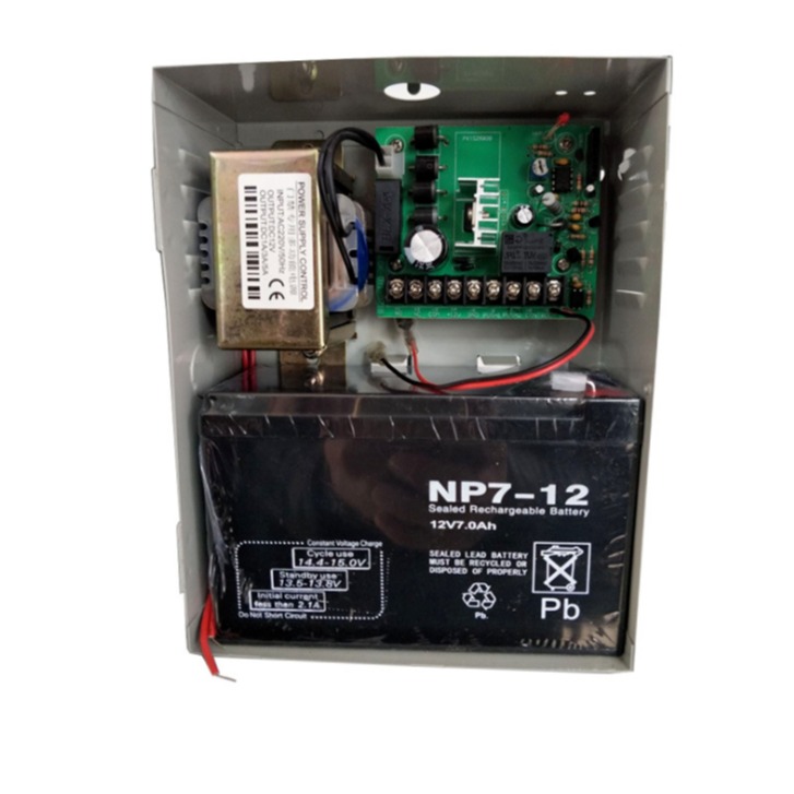 奥兴 3A充电池 UPS后备电源储电池 12V 12V 7A智能充电门禁电源控制器3