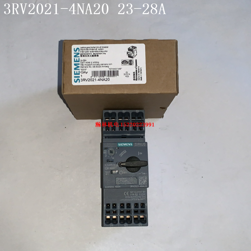 3RV2021-4NA15 3RV2021-4NA20 西门子电机保护断路器 3RV2021-4NA10 全新现货2