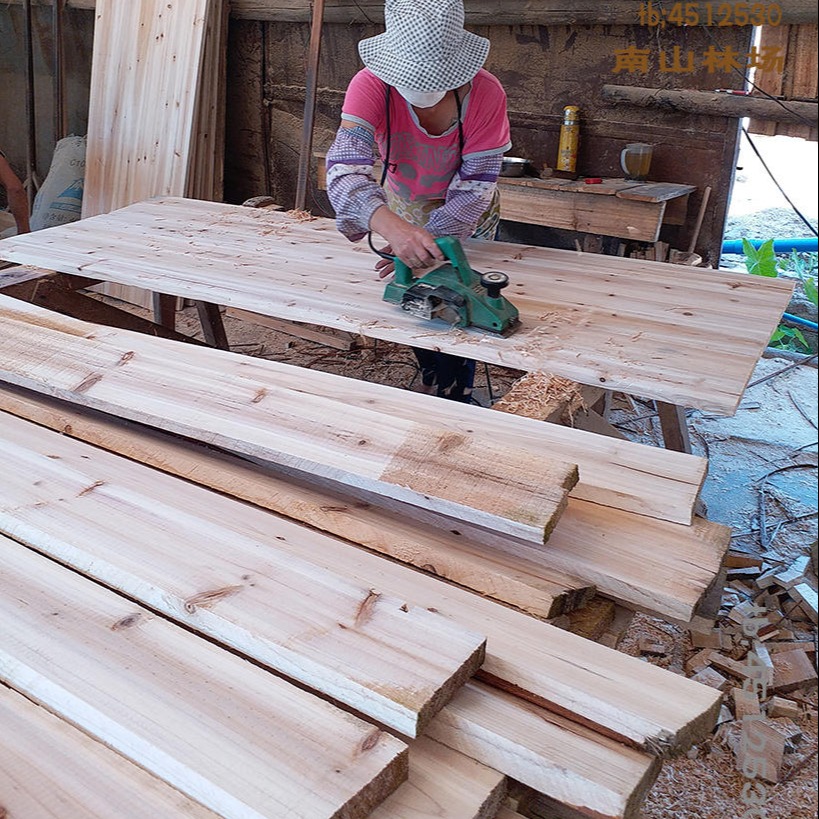 床木板块硬木床板杉木床板 定制原生态板桑拿扣板毛料木板 其他木质材料2