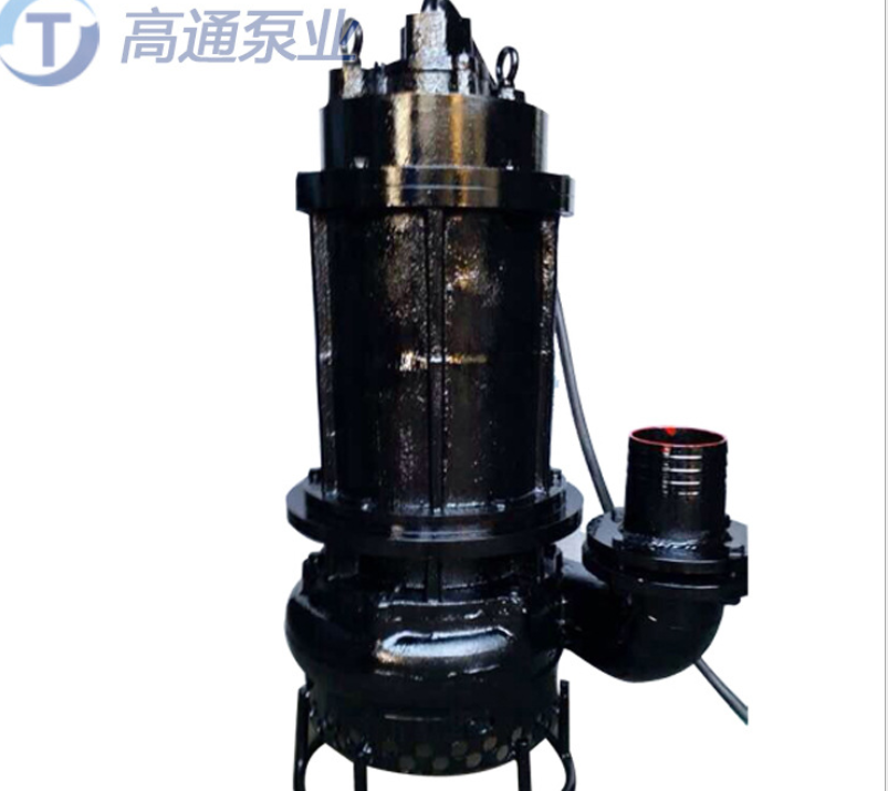 50ZJQ20-25-4KW潜水渣浆泵耐磨渣浆泵 河底抽砂泵吸沙泵4