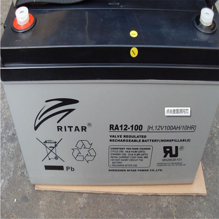 瑞达蓄电池 RA12-200 免维护蓄电池12V200AH工业应急电源2