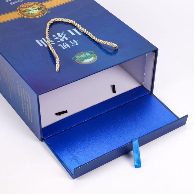食用油包装礼盒覆膜彩印定制logo 有机山茶油手提瓦楞纸盒2