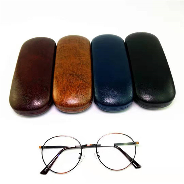 皮质 太阳眼镜盒 眼镜盒定制手工盒眼镜布近视眼镜盒皮革眼镜盒3