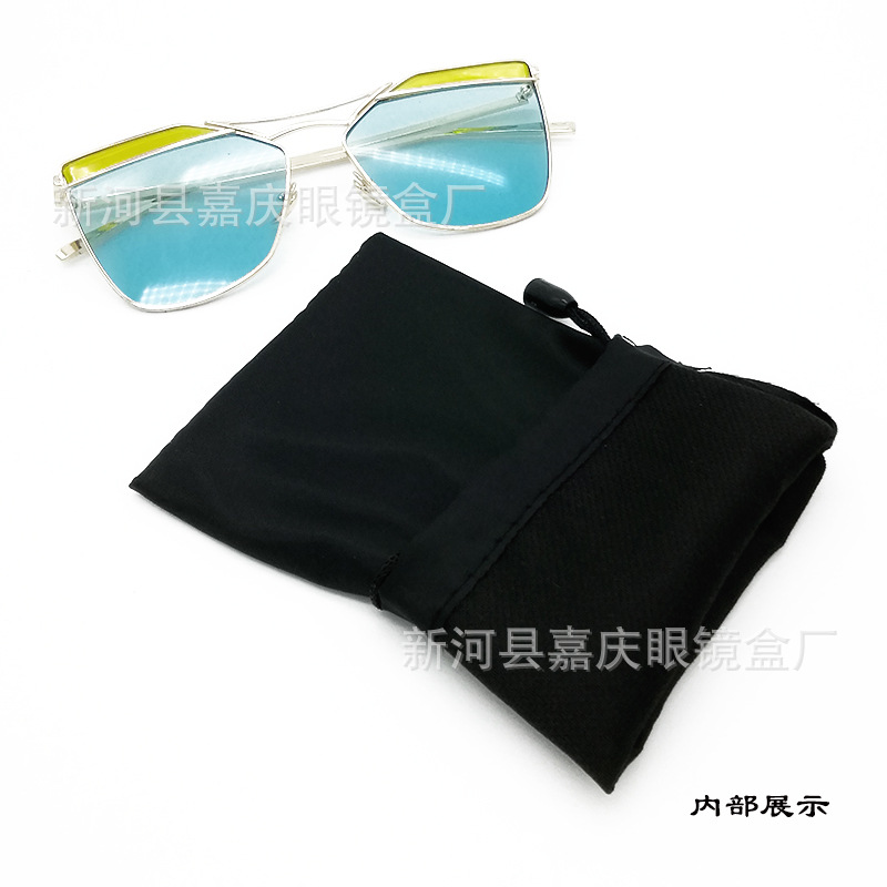 多色眼镜袋 有现货复合布袋 眼镜盒 有布袋 太阳镜袋 复合布袋3