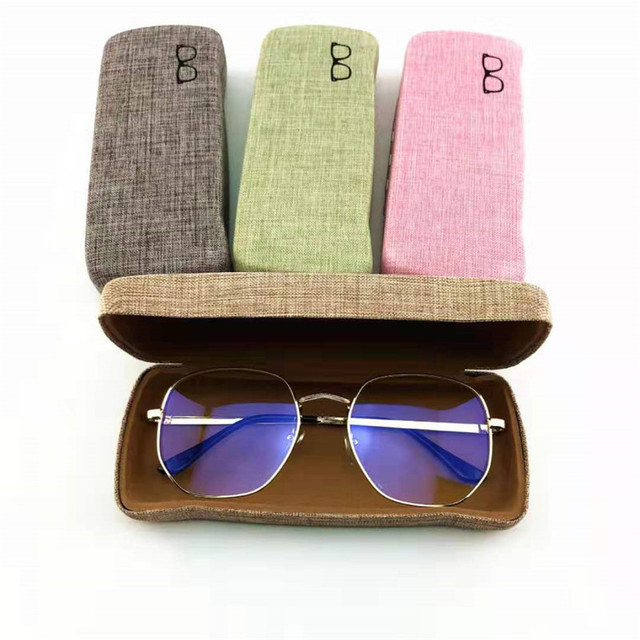 太阳眼镜盒 布艺镜眼盒厂家定制 小V眼镜盒2