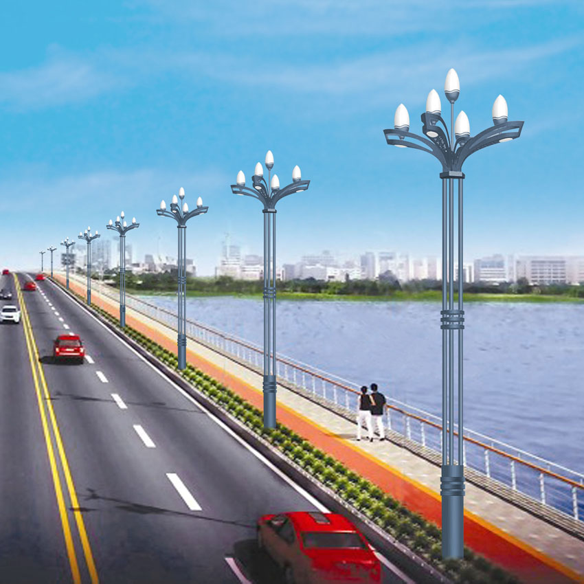 中高杆路灯生产厂家 LED路灯 中哲交通 35米自动升降式高杆灯2