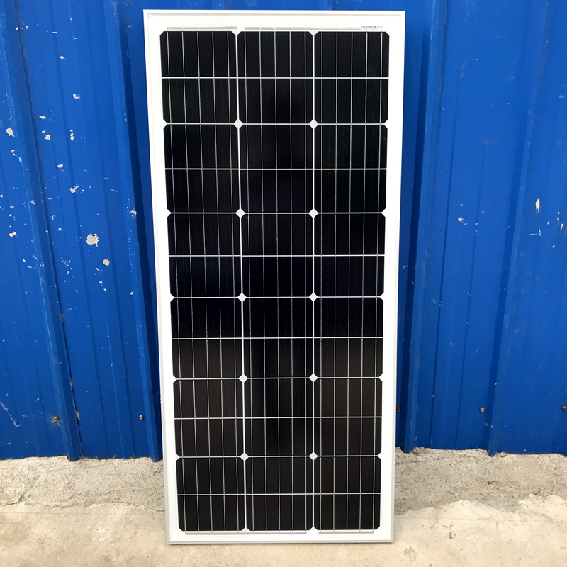 太阳能电池板价格 家用光伏发电系统 中哲交通100W多晶太阳能电池板组件4