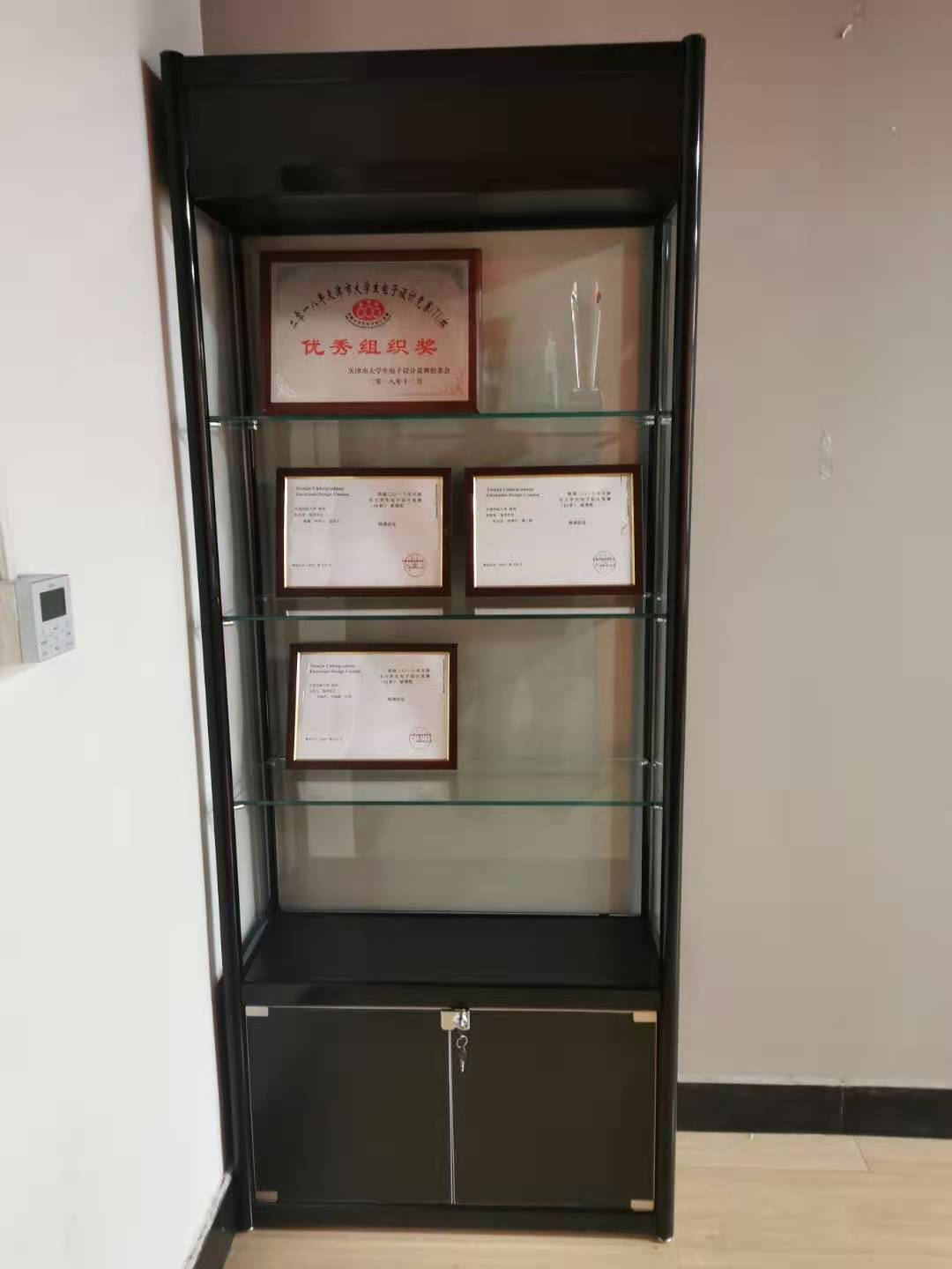 货架厂 手办玻璃展示柜 家用防尘展柜 长期供应 乐高模型透明展示柜2