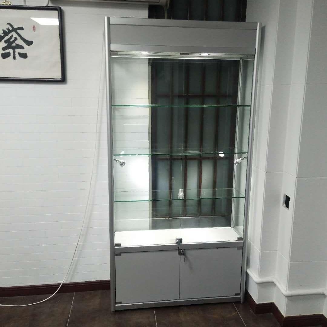 家用防尘展柜动 货架厂 乐高模型透明展示柜 手办玻璃展示柜