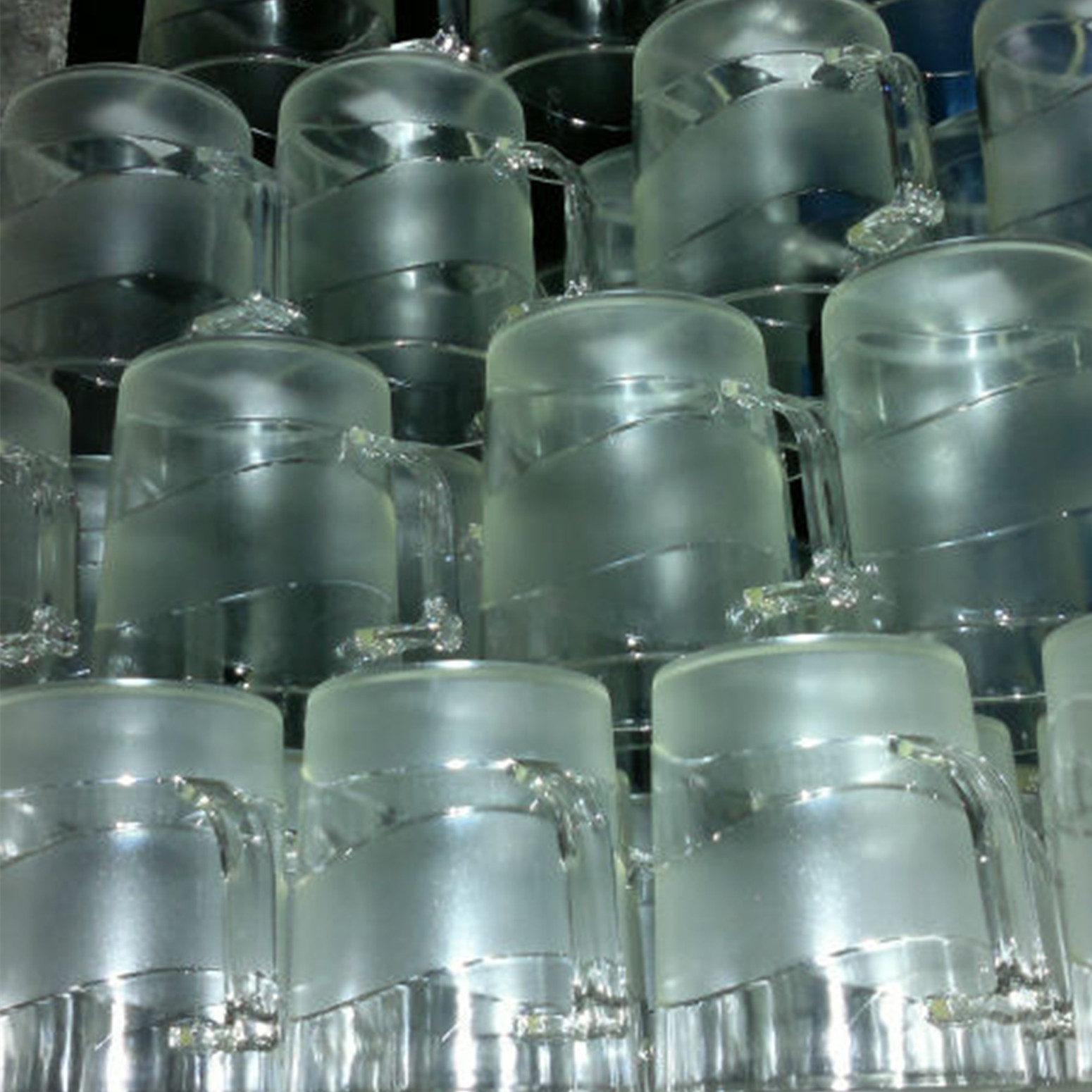 PS透明塑料杯PS动感磨砂塑料马克杯ABS塑料杯定制加工现货批发