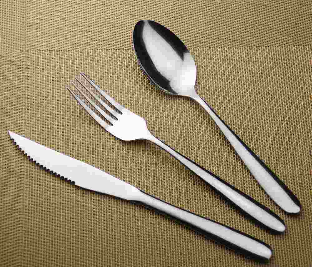 不锈钢餐具套装 揭阳厂家直销 刀叉勺餐具 便携餐具三件套 可印Logo3
