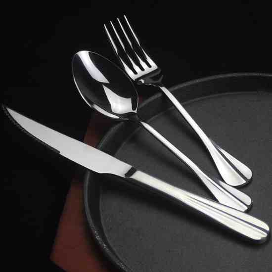 外贸不锈钢刀叉勺 牛排刀叉勺 西餐刀叉两件套 广东揭阳不锈钢西餐餐具套装