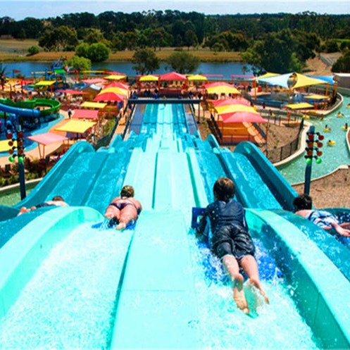 水上游艺设施 水上滑梯设备 彩虹竞赛滑梯 水上游乐设备 水上乐园设备5