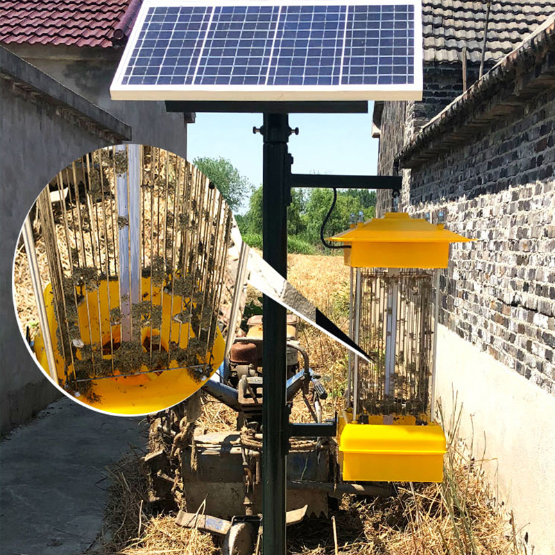 PL40L普瑞斯led太阳能杀虫灯30W 农田用4米太阳能杀虫灯2