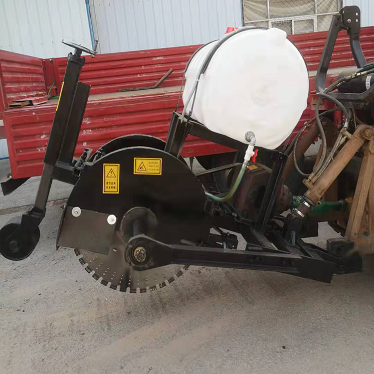 多缸柴油机切缝机 路面切割机 拖拉机带切缝机 土壤耕整机械4