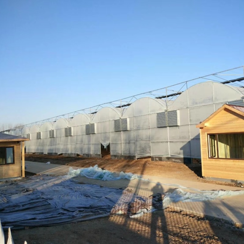 温室、大棚 钢结构阳光板大棚 瀚海徐州连栋钢架大棚 阳光板钢架大棚3