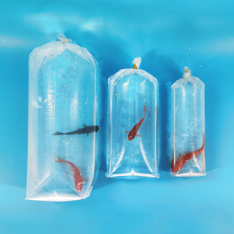 塑料氧气袋活鱼氧气袋 水族鱼苗虾苗袋 运输装鱼袋 四方底氧气袋6