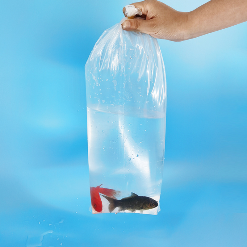 塑料氧气袋活鱼氧气袋 水族鱼苗虾苗袋 运输装鱼袋 四方底氧气袋3