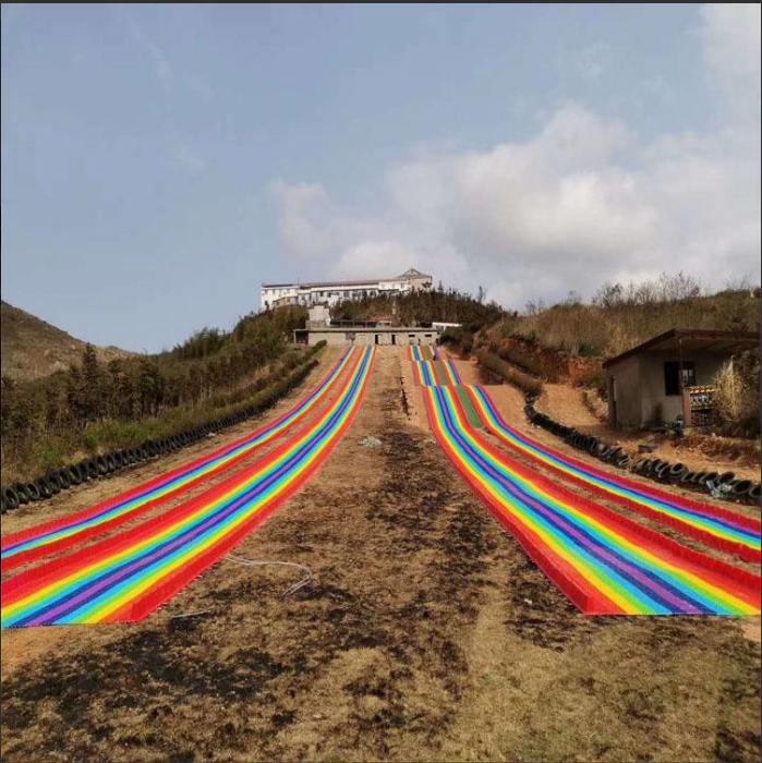 其他游艺设施 易拆卸游乐设施厂家 大型 彩虹滑道
