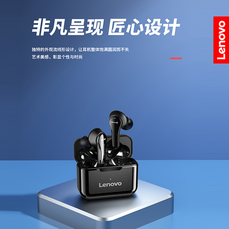 tws无线蓝牙耳机 联想 入耳式蓝牙耳机 Lenovo tws双耳蓝牙耳机5