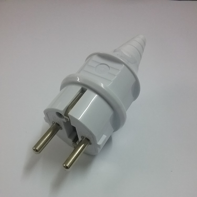 厂家直销AC电源欧式插头E-012欧标欧规德式德标德规法式法标法规电器插头2