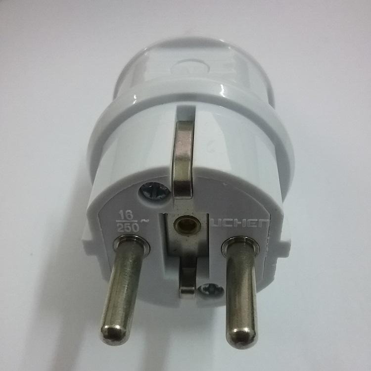 厂家直销AC电源欧式插头E-012欧标欧规德式德标德规法式法标法规电器插头