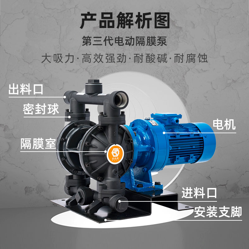 边锋固德牌铝合金DBY3-50LAAA电动往复泵杂质泵污水泵污泥泵7