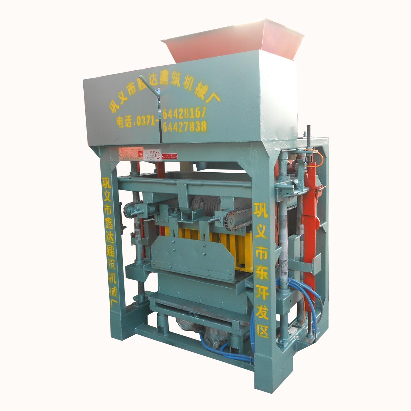 建材生产加工机械 鑫达机械生产QTY10-15型免烧砖机的生产线1