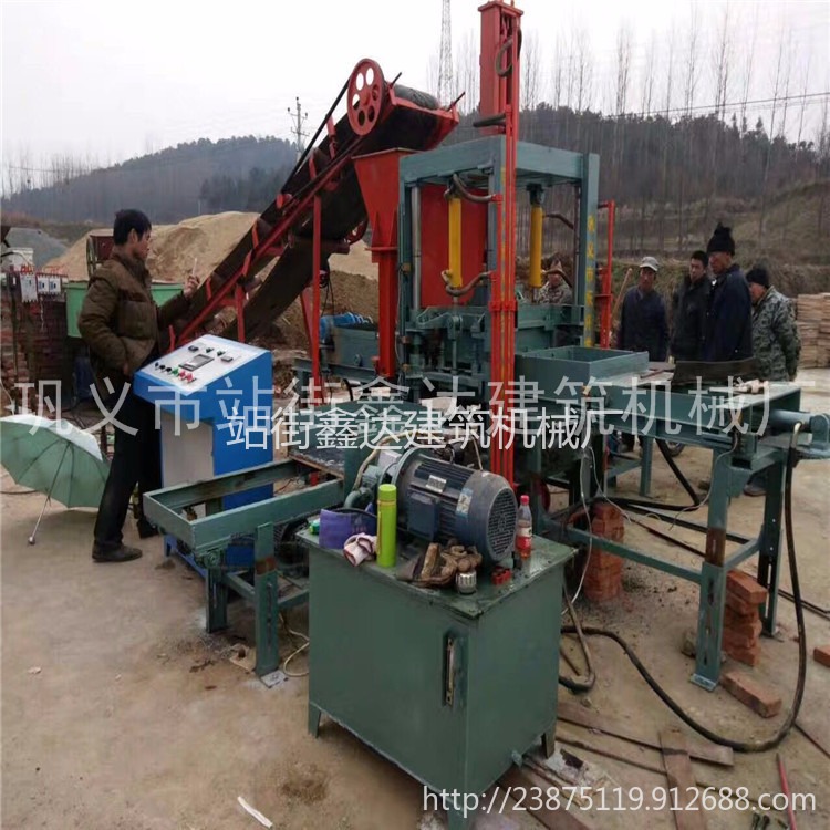 河南鑫达专业生产免烧砖机用优点得到了客户的青睐 建材生产加工机械3