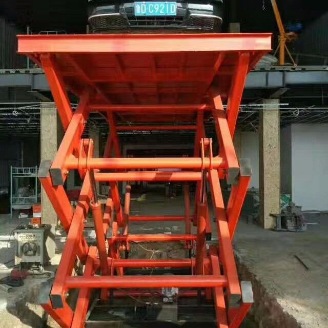 220v垂直货运升降平台 牡丹江市汽车电梯 启运固定大吨位升降机 剪叉式液压平台