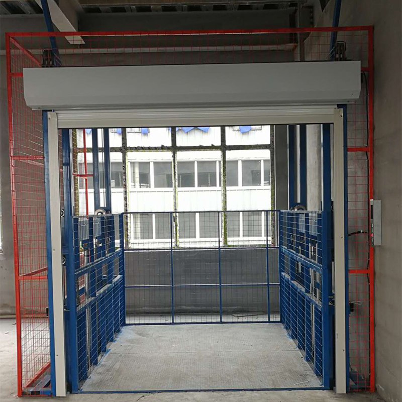 厂家定制加工导轨式液压货梯 举升机升降机 固定式升降机 简易电梯链条式2