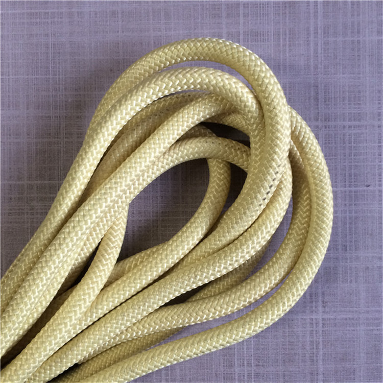 厂家批发 高强拉力耐酸碱 耐磨 耐高温绳 芳纶编织绳 芳纶包覆钢丝增强拉力绳 耐切割9