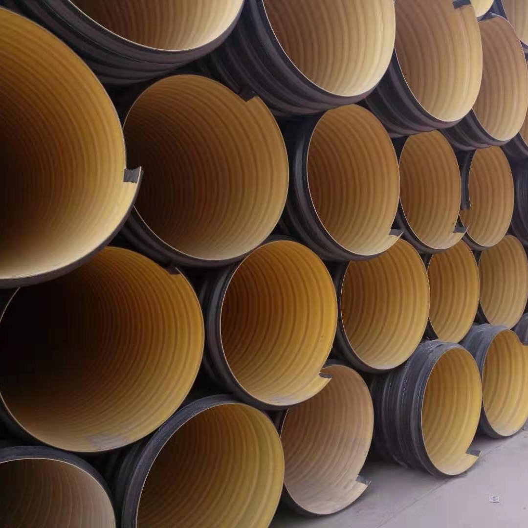 HDPE钢带管生产厂家 钢带增强管 HDPE钢带管 钢带排污管价格