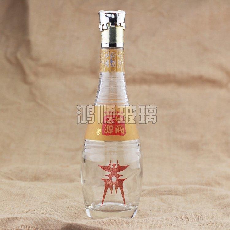 玻璃瓶厂家供应晶白料500ml玻璃酒瓶 可提供酒瓶设计开模具生产3