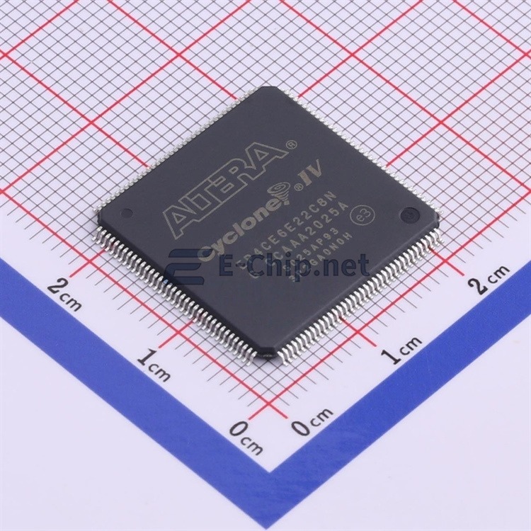 英特尔Intel 可编程 全新原装正品 贴片 EP4CE6E22C8N FPGA PQFP-144 逻辑芯片