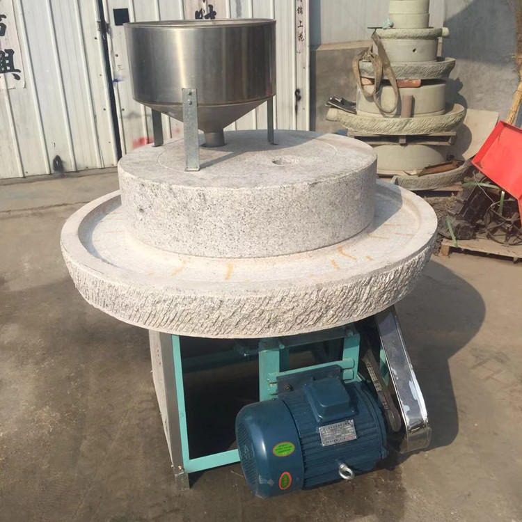 干湿磨浆机 豆制品加工设备 低温研磨豆浆石磨 曲阜机械