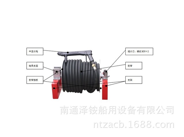 40型中压消防软管卷盘 消防车软管卷盘3C消防检测报告 JPSC2.51